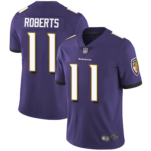 Baltimore Ravens Limited Purple Men Seth Roberts Home Jersey NFL Football #11 Vapor Untouchable
